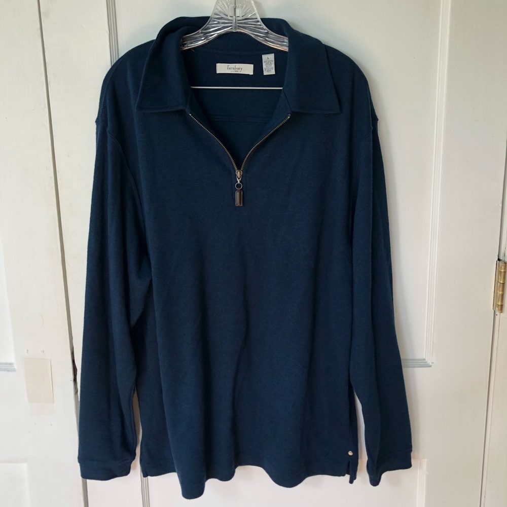 Men’s Turnbury Cotton 3/4 Zip Pullover